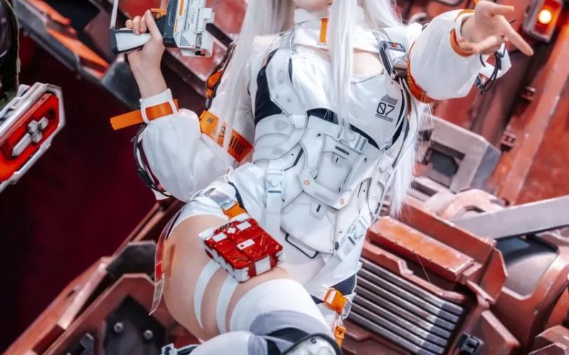Cosplayer at G-STAR, the Korean game show in 2025.