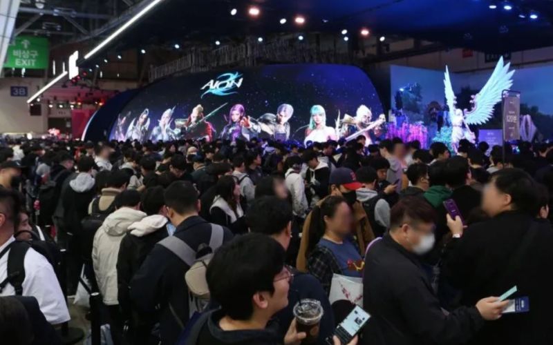 At G-STAR 2025, players queued for over four hours to try out Aion 2.
