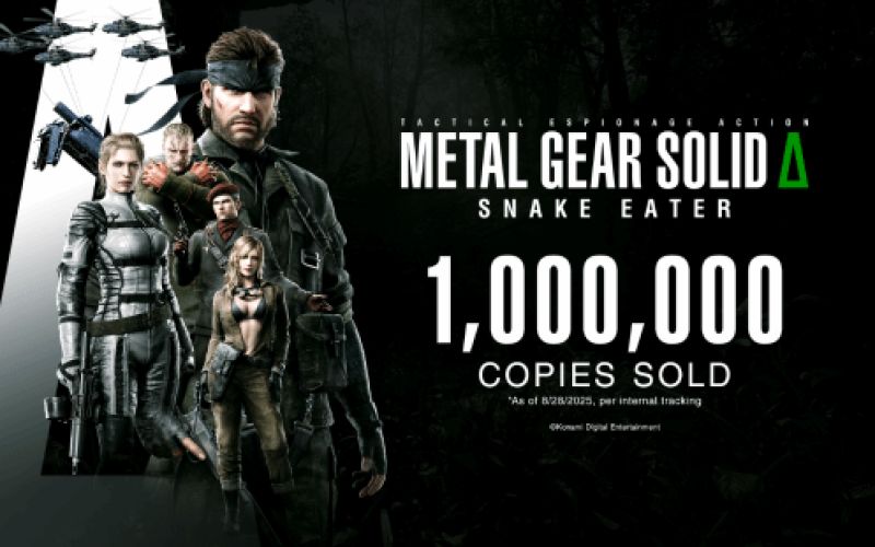 Konami Officially Announces: Metal Gear Solid 3: Remake Surpasses One Million Units Sold Worldwide!