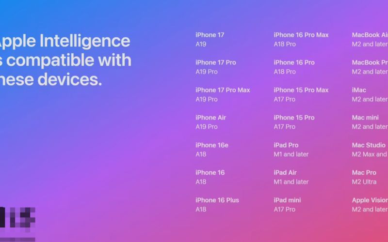 Does the Apple US website state that Macs with the M1 chip do not support Apple Smart?