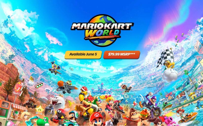 Mario Kart World on Switch 2 will cost $80, breaking the $70 barrier