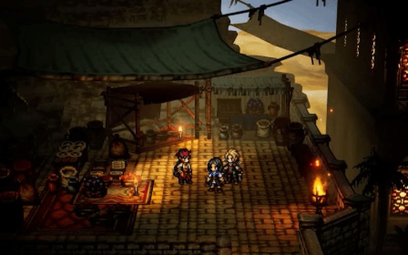 Octopath Traveler 0 – 14 Minutes of Gameplay: Battle System and New Town-Building Feature!