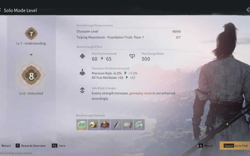 Where Winds Meet: Level Breakthrough Rewards