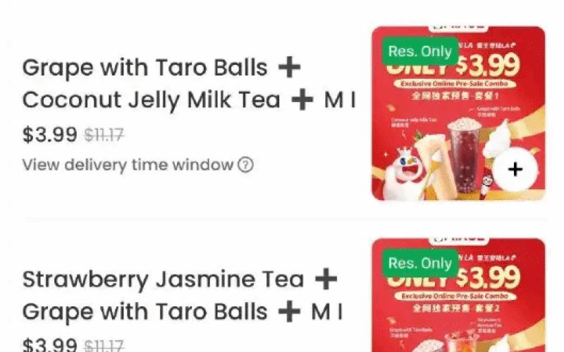 Mixue Ice Cream stores in Los Angeles, USA, have been launched on food delivery platforms.