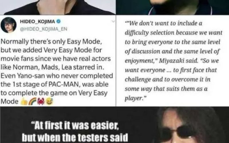 Japan's three legendary game producers talk about game difficulty. Who do you agree with more?