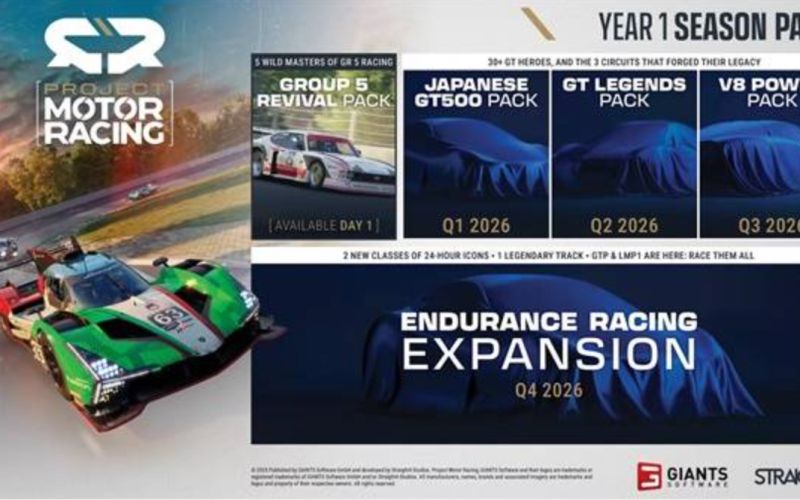 What are the differences and configuration requirements between the various versions of Project Motor Racing?