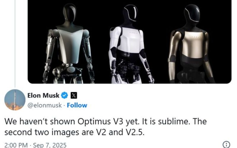 Tesla Optimus V3 Mass Production Nears — Musk: Design Being Finalized