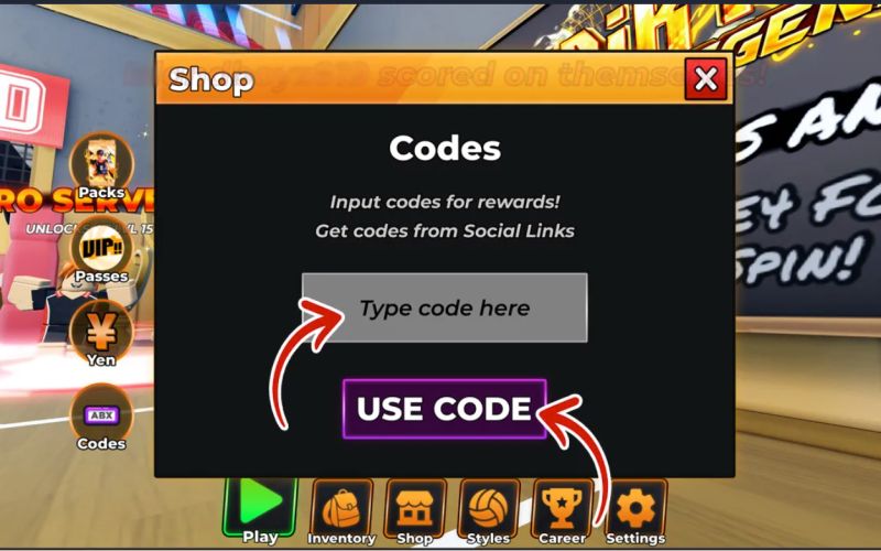 Modezone Game codes| Volleyball Legends codes