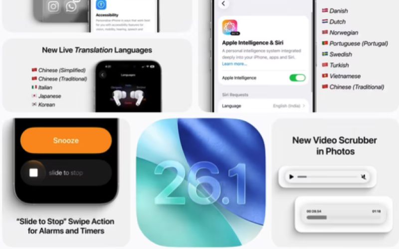 Apple rolls out official release of iOS / iPadOS / macOS Tahoe 26.1 – what's new in 26.1 overview update and downolad